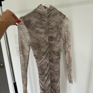 Zara long sleeve mesh mini